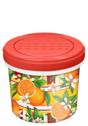 Емкость для продуктов пластиковая с завинчивающейся крышкой 0,70л Сицилия, красный Homver 223134906/04