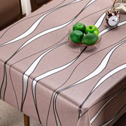 Клеенка столовая на тканевой основе с ПВХ покрытием металлик 1,37х20м Grace DL8281D