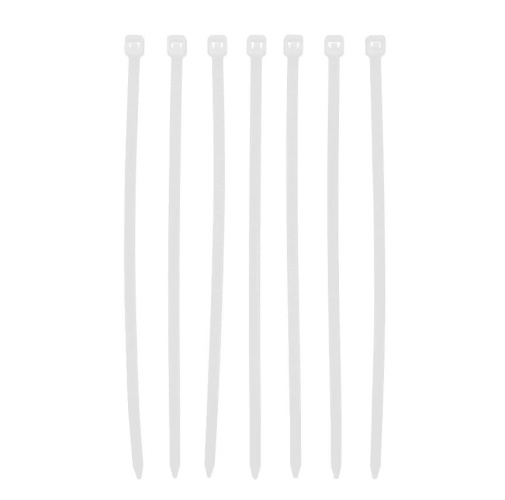 Хомуты пластиковые 100х2,5мм 100шт., белые Сибртех 45515