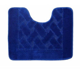 Коврик напольный для туалета U-type на латекс. основе  45х 55см толщина 11мм, морская волна Banyolin