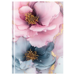 Блокнот А5  64 листа Биз BG Нежный цветок, книжный переплет, евроформат ББ5Т64_ЛМ_БЛ 09867