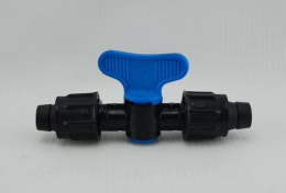 Кран для капельной ленты проходной SL-011-6