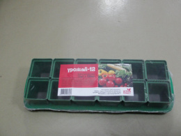 Набор для рассады пластиковый 12шт. 460х160х85мм, объем горшка - 200мл, Урожай стандарт Россия Агропласт Б00131