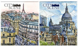 Тетрадь  96 листов А4 Городской пейзаж World Art Group, гребень 9247/2