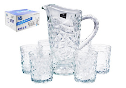 Набор стеклянный  7 предметов (кувшин + 6 стаканов), в п/у Lavenir 84841