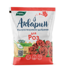 Акварин для роз 100г удобрение водорастворимое комплексное минеральное, марка 7 Буйские удобрения