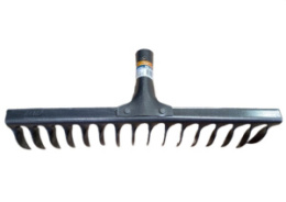 Грабли витые 16 зубьев из рельсовой стали без черенка, Home Mawipro MW-2734