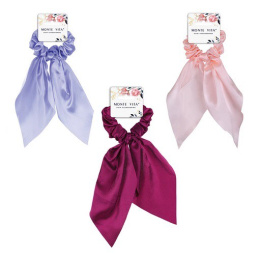 Резинка для волос Monte Vita скранч с хвостиками, 25см, ассорти 457075