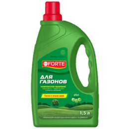 Жидкое удобрение для газона 1,5л минеральное комплексное Bona Forte