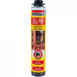 Пена пистолетная СОУДАЛ Yellow, 750мл (низкое вторич.расширение) 113986л