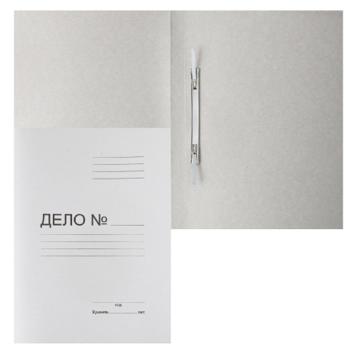 Скоросшиватель картонный Дело 290г/м, немелованный 1710