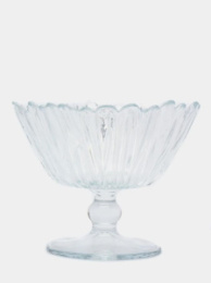 Ваза для конфет стеклянная на ножке Аврора (Aurora) 140мм h-107,5мм Pasabahce Бор 95833SL/St