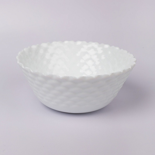 Салатник стеклокерамический 165мм/750мл White Pars Opal PO-770P