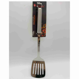 Лопатка из нержавеющей стали 38см с прорезями Радужный Дом РД73735