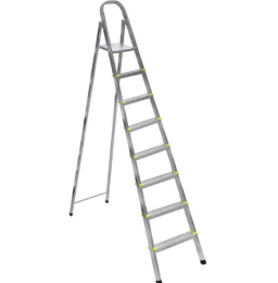 Стремянка металлическая  8 ступеней (1,61м) широкие Step Amigo