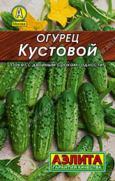 Огурец Кустовой 20шт. цветной пакет серия Лидер Аэлита