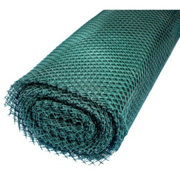 Решетка заборная пластиковая, размер рулона 1,5х20м, ячейка ромб 15х15мм Агросетка-Юг