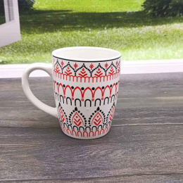 Кружка керамическая 380мл Узор Радужный Дом РД84496