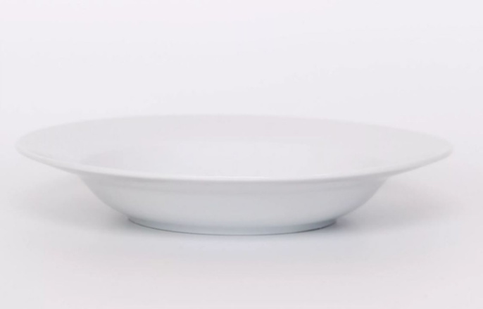 Тарелка фарфоровая глубокая 230мм/350мл Белье Сирвана 1049005