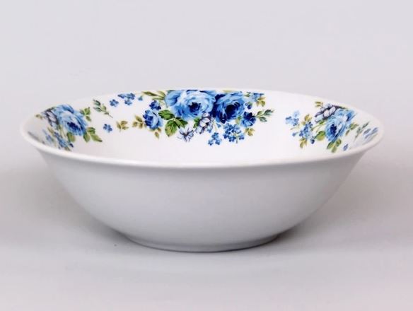 Салатник фарфоровый 150мм/400мл Синие розы 1029100