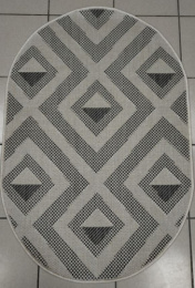 Циновка напольная Петра  80х120см овальная рис. 4279 ТО77846
