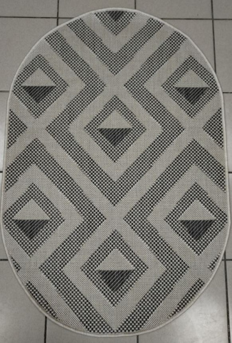 Циновка напольная Петра  80х120см овальная рис. 4279 ТО77846