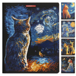 Тетрадь  48 листов Коты ночью 14066/5