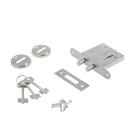 Замок врезной Омега -ЗВ8-4 2р, 3 ключа Омега 25434