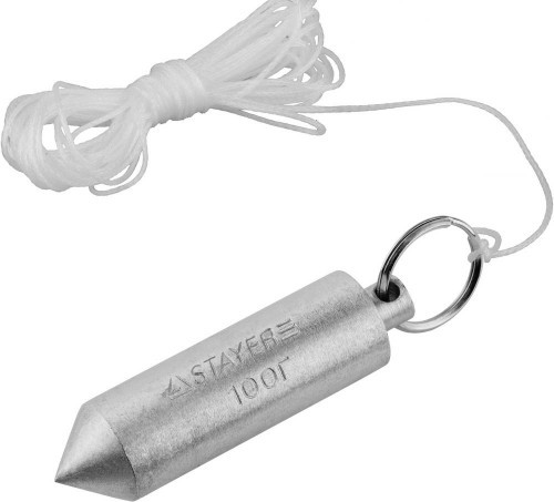 Отвес строительный 100г со шнуром 5м Stayer 0635-10