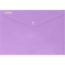 Папка с кнопкой А4 0.18 Devente Pastel, сиреневая 3079327