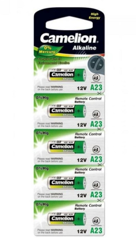 Батарейка Camelion Mercury Free (0%Hg) алкалиновая LR23A ( 5шт. на блистере)