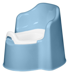 Горшок детский пластиковый без крышки Киндер, темно-голубой Homver 221500116/01