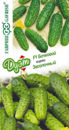 Огурец Бочковой F1 0,5г + Засолочный 0,5г цветной пакет серия Дуэт Гавриш