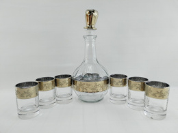 Набор стеклянный  7 предметов (графин - штоф + 6 стопок) Мия, в п/у Gid Glass GN02/01+GN1022/06 ch