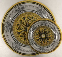 Набор тарелок стеклянных 7шт. мелкие (1шт.-300мм, 6шт.-180мм) в п/у Lorenza 7001/305