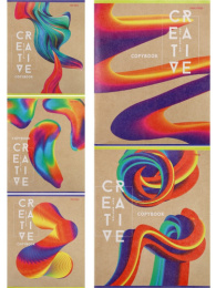 Тетрадь  96 листов Игра цветов, ассорти 96-1749