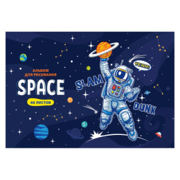 Альбом для рисования 40 листов Космос. Space Missione А40_33643