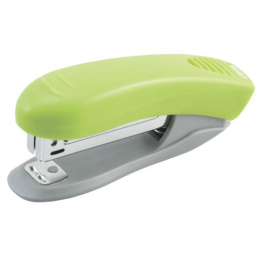 Степлер №10 10 листов Devente Neon, пластиковый, с антистеплером, в к/к, зеленый 4142343