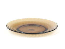 Тарелка стеклянная Elica мелкая 205мм дымка Ca del Vetro 62102