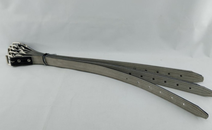 Ошейник для собак №8  3,0х60см кожа, спилок