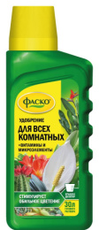 Жидкое удобрение для комнатных растений 285мл Цветочное счастье  комплексное минеральное Фаско