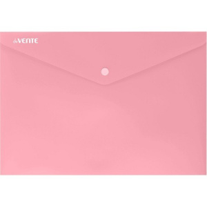Папка с кнопкой А4 0.18 Devente Pastel, розовая 3079325