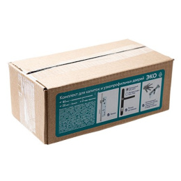 Комплект для узкопрофильных дверей Эко 1-7305/70-BR, коричневый 42972