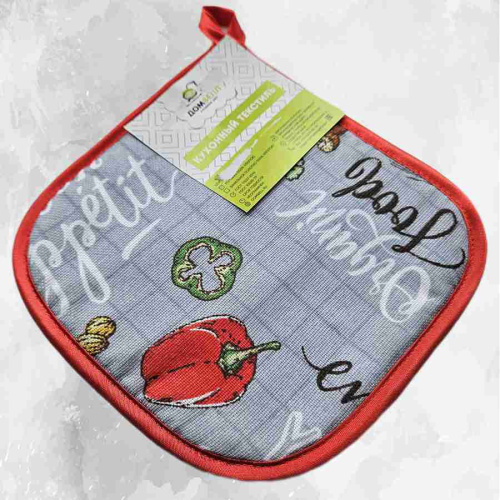 Прихватка кухонная рогожка Чили 3074/1 ДомВелл 