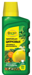 Жидкое удобрение для цитрусовых 285мл Цветочное счастье минеральное Фаско