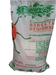 Известь гашеная Пушонка  1кг Диана