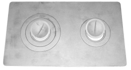 Печная плита чугунная 2 конфорки 71х41см Балезинский ЛМЗ П2-3