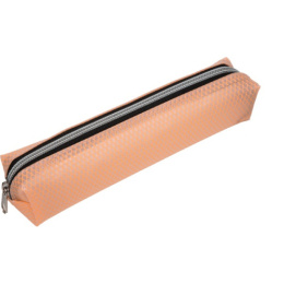 Пенал Devente прямоугольный Armour, оранжевый неон, на молнии 7029459