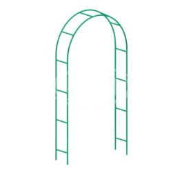 Арка садовая металлическая разборная 230х125х19,5см Простая узкая LDN