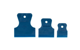 Шпателя набор 3шт. (40-60-80мм) резина синяя Сибртех 85830